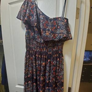 Fun One Shoulder Maxi Dress